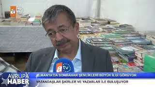 Almanya'da sonbahar şenliğinde yazarlar ve şairler buluştu