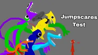 Rainbow friends Chapter 2 Jumpscare Test DC2 Animation(Download in Description)