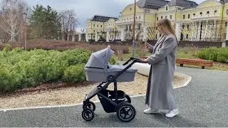 ВЛОГ: ПЕРВЫЙ РАЗ ВЫШЛИ ПОГУЛЯТЬ С КОЛЯСКОЙ😎Britax Romer Smile III