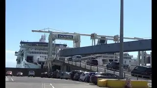 Паром через Ла-Манш // Ferry // Dover -- Calais -- Dover