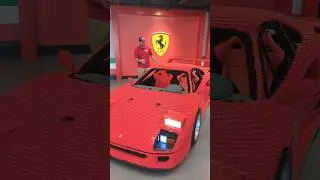 LEGO Ferrari with 358,000 Pieces at LEGOLAND California 