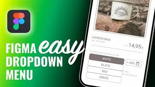 Simula un menu de tipo DROPDOWN en Figma