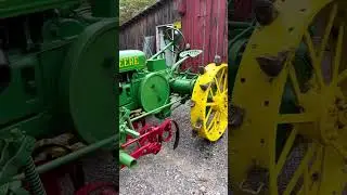 Old vintage john deere tractor 