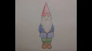 Как нарисовать садового гнома