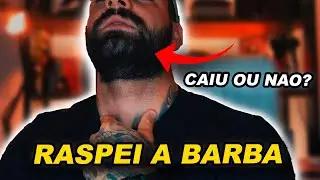 RASPEI A BARBA DEPOIS DE USAR MINOXIDIL, OQUE ACONTECEU? | BARBA PRETA