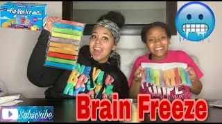 The Popsicle Challenge! W/ Sister WINNER WINS 20 dollars