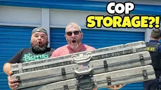 I bought HUNTER COP FIREMANS storage I Bought An Abandoned Storage Unit