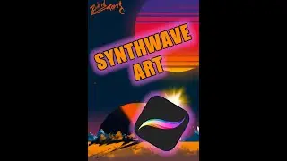 Procreate synthwave