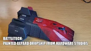 Battletech: Painted Gepard Dropship from Hardware Studios