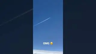 😳 High Speed Plane crosses just above !!