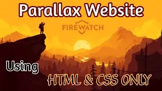 How to make a Parallax Scrolling Website using HTML CSS & JS | parallax website html css