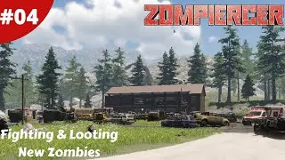Fighting New Zombies & Looting At The Train Station - Zompiercer - #04 - Gameplay
