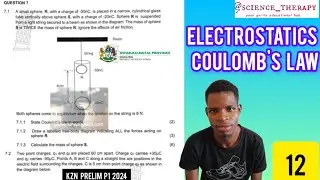 ELECTROSTATICS | KZN PRELIM P1 2024 | GRADE 12