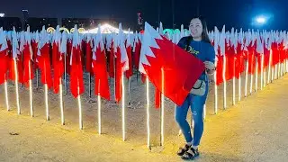 BAHRAIN GARDEN OF FLAGS 🇧🇭