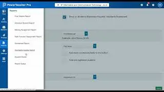 How to get a Students Roster Report - Power School