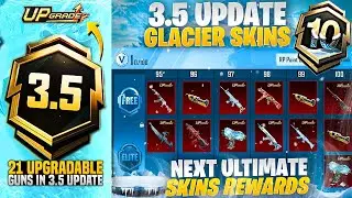 A10 Royal Pass & 3.5 Update 21 Upgradable Guns | New Super Cars Skins & Bear Buddy | PUBGM