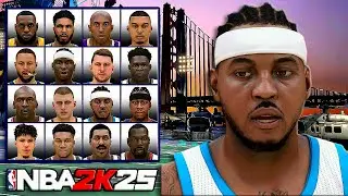 BEST Carmelo Anthony Face Creation in NBA 2k25!