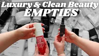 $1,300 IN LUXURY & CLEAN BEAUTY EMPTIES + MINI REVIEWS
