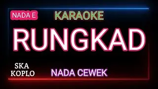 Karaoke Rungkad - HAPPY ASMARA ( Nada Cewek )