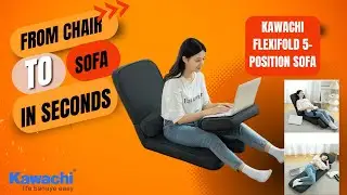 Kawachi Multi-Utility Convertible Sofa: From Laptop Workstation to Napping Bed and Beyond..