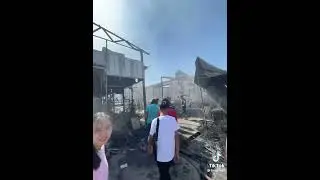 Жетісай базар өртенді😨