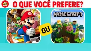 🔁⚠️QUAL VOCÊ PREFERE? 🎮EDIÇÃO JOGOS (GAMES) e APPs 🎮| JOGO DAS ESCOLHAS - O que você prefere?😁