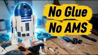 The EASIEST R2-D2 Star Wars Model You’ll Ever 3D Print (No AMS or Glue Required!)