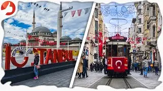 Istanbul: Piața Taksim și Strada Istiklal