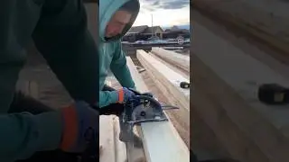 Установка наличников оконных проемов👍🏻 #отделка #строительство