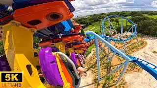 Phoenix Rising POV 5K Back Row NEW 2024 Family Coaster! Busch Gardens Tampa, FL