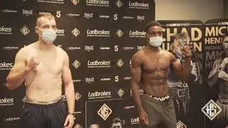 Idris Virgo vs Josh Hodgins | Weigh-in