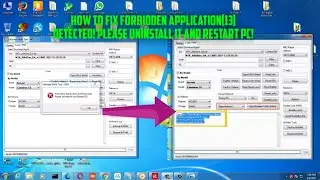 how to fix forbidden application [13] detected! please uninstall it and restart pc! for umt dongle