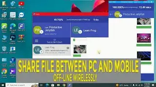 How to Transfer Files Between  PC and Mobile Wirelessly While You are Offline #computertips