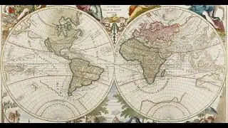 Antique Double Hemisphere World Map - over 230 years old!