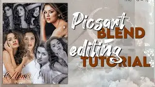 Blend edit tutorial✨🌼 || By Rainbow Skills✨🌺 || Picsart,Polarr,Phonto,AdobeLightroom,Remini
