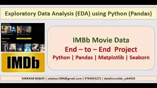 PYTHON EXPLORATORY DATA ANALYSIS | EDA | Pandas [End To End Project-IMDb Movie Data]