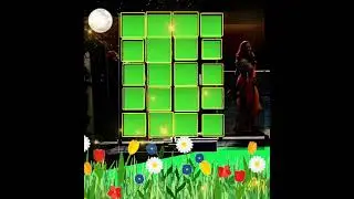 green screen HD screen 3D animation effects  moon light background modified music