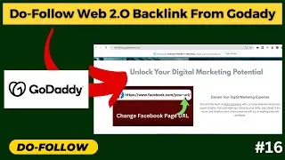 Create Do Follow Web 2.O Backlink on GoDaddy | How to Create Web 2.O Do-Follow Backlink #web2.o