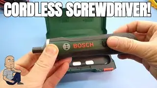 Bosch Go Pushdrive 3.6v Rechargeable Cordless Screwdriver Hands on Review