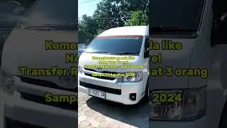 Sewa hiace terbaik di Bandung 😍 #reviewhiace #sewahiace #toyotahiace