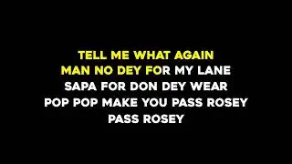 Carter Efe ft  Berri Tiga Wizkid  Machala Lyrics Video Karaoke Version