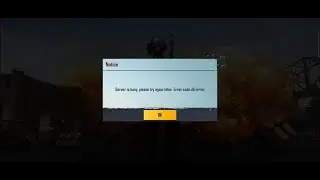 BGMI Server crash solution!  server busy please try again later Error code-db-error.