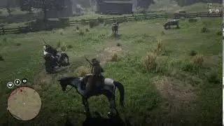 Red Dead Redemption 2 Cow Tipping