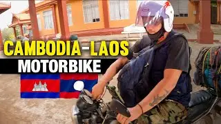 The Most Corrupt Border Crossing | Cambodia to Laos by Motorbike