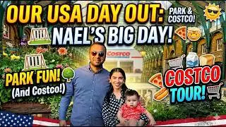 Family Day Out in USA 🇺🇸 | Park with Our Son + Costco Tour & Shopping Vlog