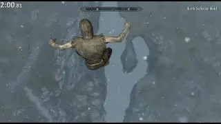 Skyrim Kill Nazeem speedrun in 2:22 IGT