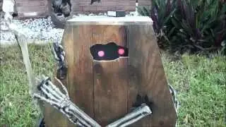 Animated Coffin Creep Halloween Prop