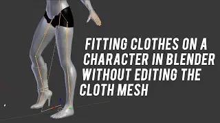 [Tutorial] Add clothes to armature by changing pose in blender