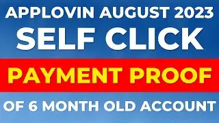 High eCPM Applovin self click payment proof 2023 | Self click trick