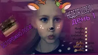 Неделя влогов!/ДЕНЬ 1:суббота//Лоси !!